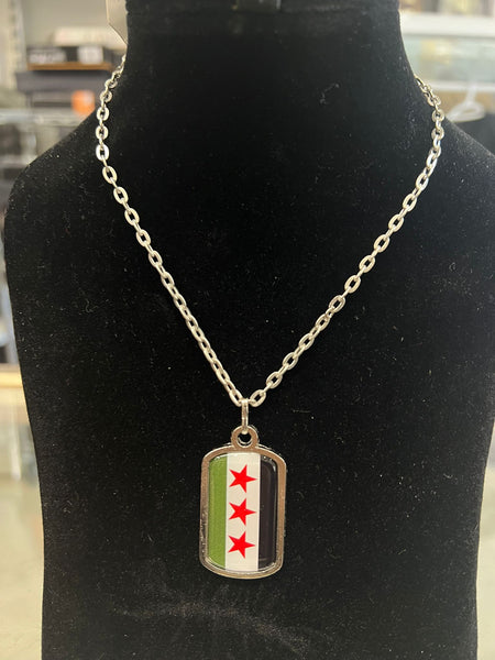 Syria Necklace Flag