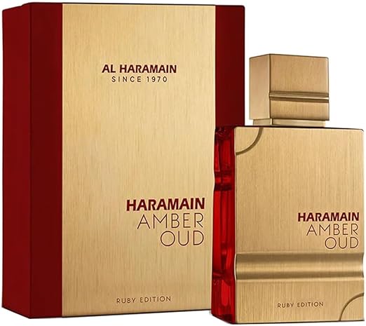 Al Haramain Amber Oud Ruby Edition - Arabian Perfume for Women and Men - Unisex Amber Perfume - 60 ml