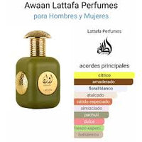 Lattafa Awaan Gold for Unisex Eau de Parfum, 3.4 Ounce