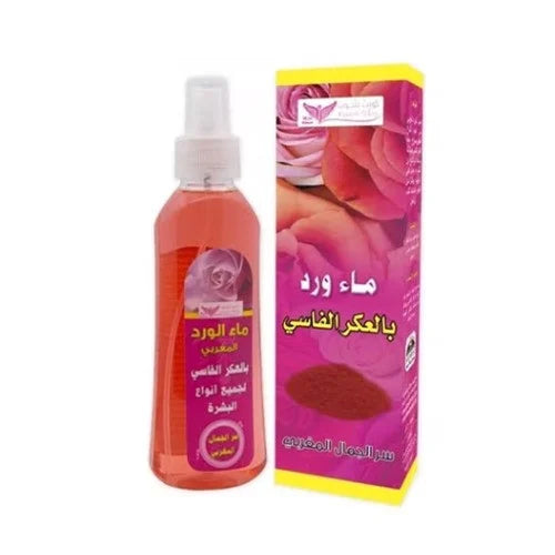 Kuwait shop rose water with Aker Fassi, 200 ml