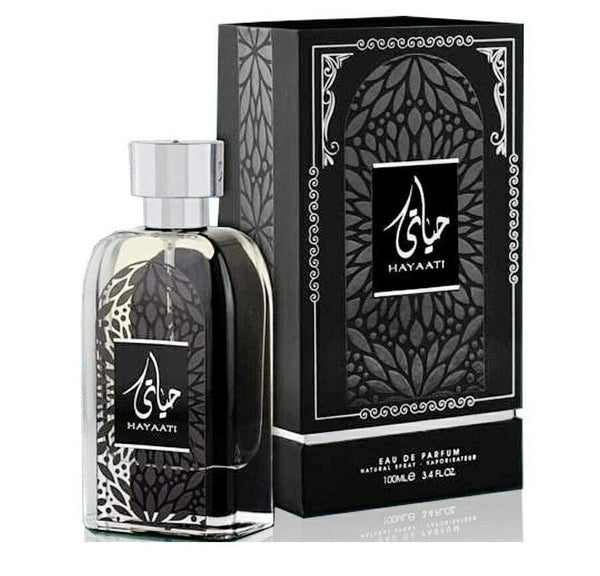 Hayaati Men Black 💥 EDP Perfume Ard Al Zaafaran 100 ML